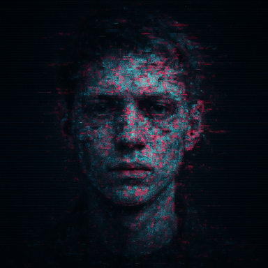 グリッチポートレート